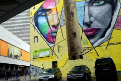 Bratislavská sedma – tridsiata siedma. Rajská ulica, streetart. Foto: Hana Fábry 2017
