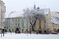 Zasnežené Františkánske.