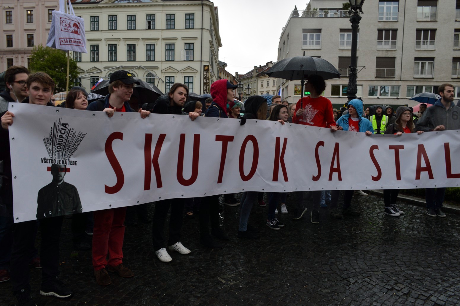 Veľký protikorupčný pochod. 18.4.2017. Foto: Hana Fábry