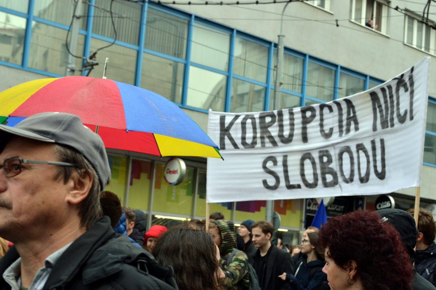 Veľký protikorupčný pochod. 18.4.2017. Foto: Hana Fábry